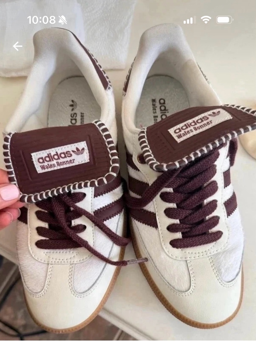 Adidas x wales Bonner samba pony sneaker